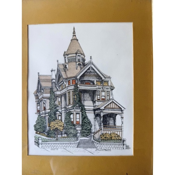 D.W. Patrick "Haas-Lilienthal House, San Francisco" Signed Print – 1979 - Picture 5 of 6